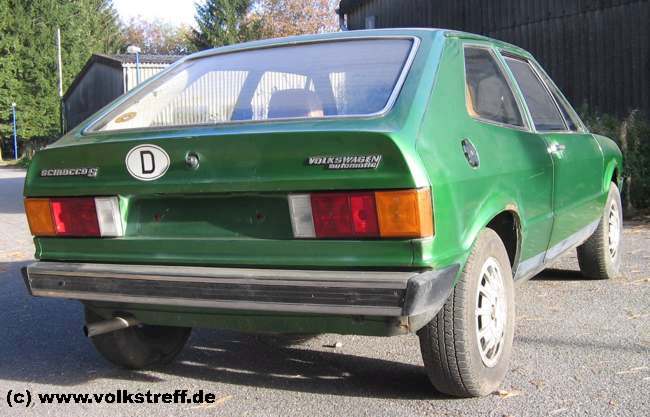 VW Scirocco I S Bj.75 Palmagr&uuml;n Metallic 19