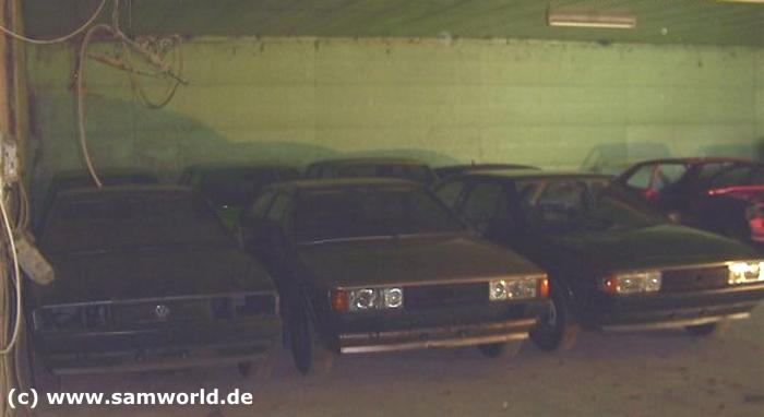 Meine alte VW Golf und Scirocco Sammlung - Halle 1