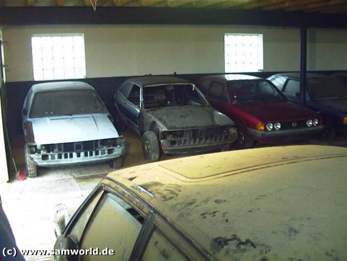 Meine alte VW Golf und Scirocco Sammlung - Halle 2