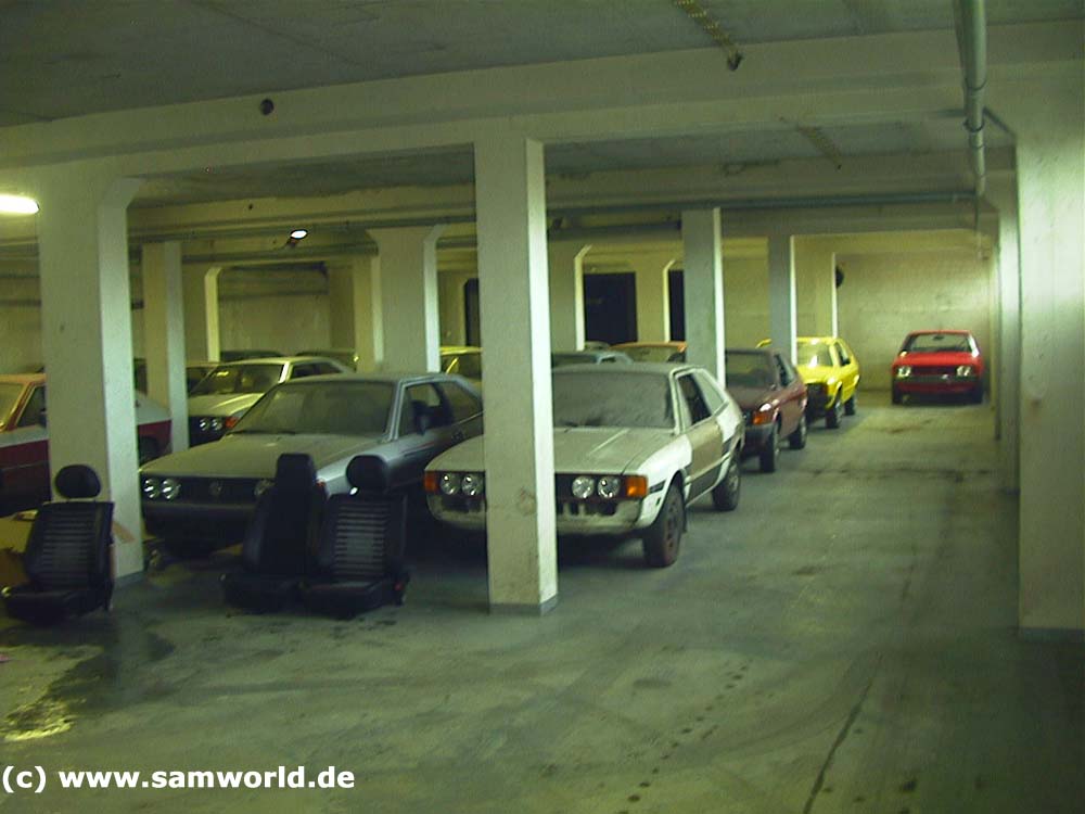 Meine alte VW Golf und Scirocco Sammlung - Halle 3