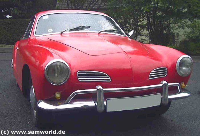 VW Karmann Ghia, Bj. 1969, Rot, 44 PS