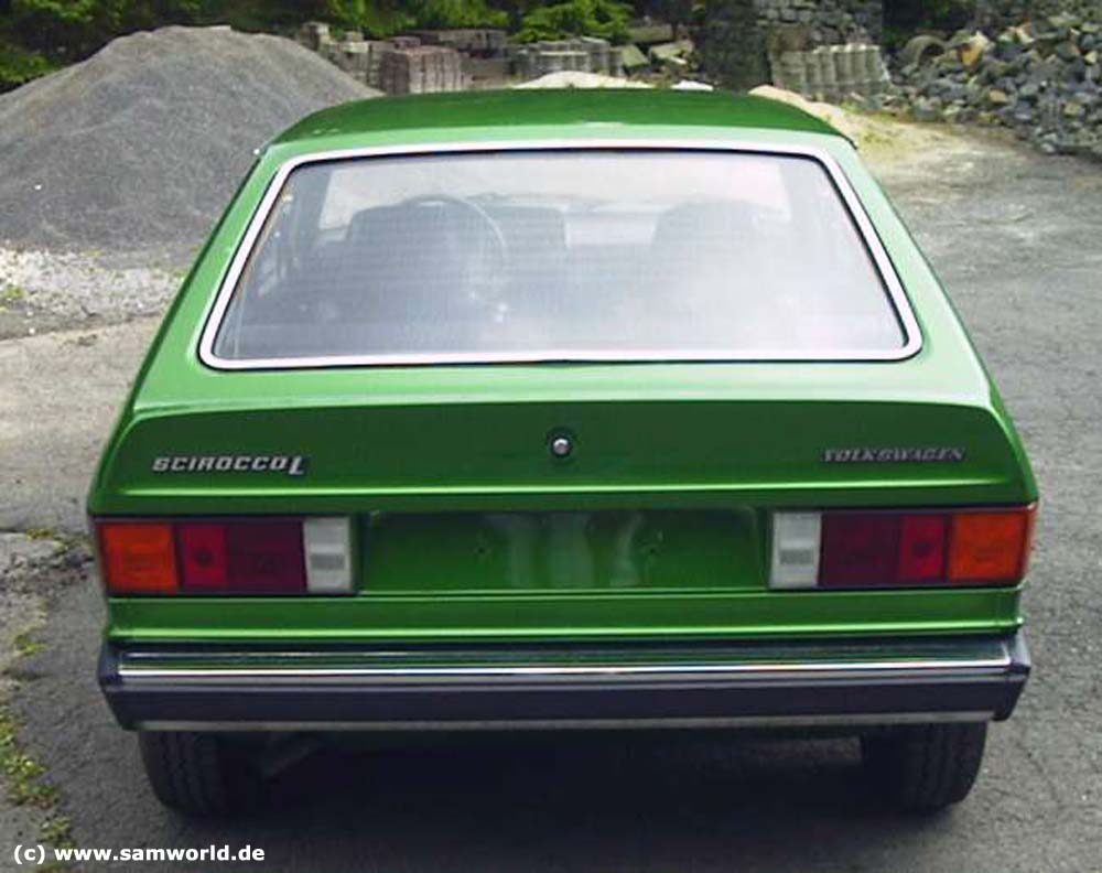 VW Scirocco I L, Bj. 1974, Palmagrün Metallic, 50 PS – Bild 2