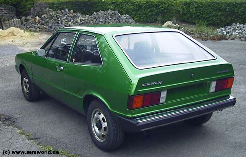 VW Scirocco I L, Bj. 1974, Palmagrün Metallic, 50 PS – Bild 3