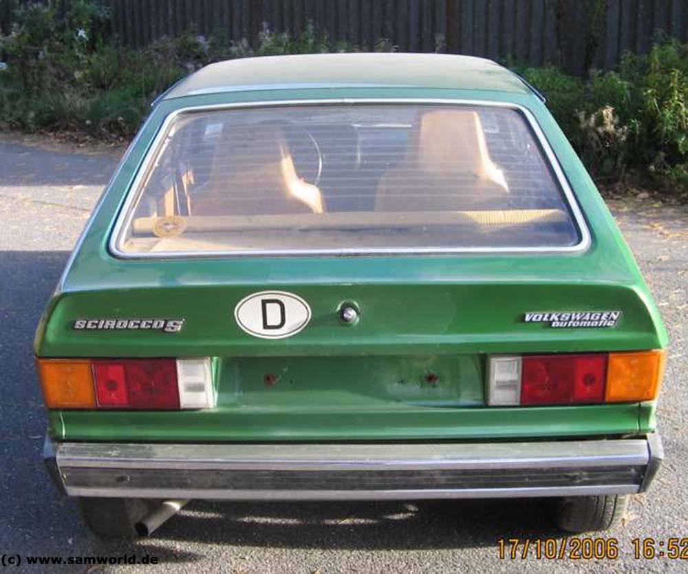 VW Scirocco I S Automatik, Bj. 1975, Palmagrün metallic, 70 PS – Bild 5