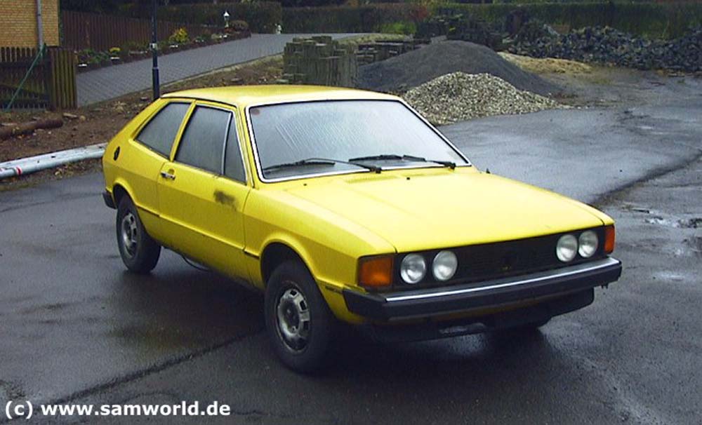 VW Scirocco I TS, Bj. 1974, Sonnengelb, 70 PS – Bild 1