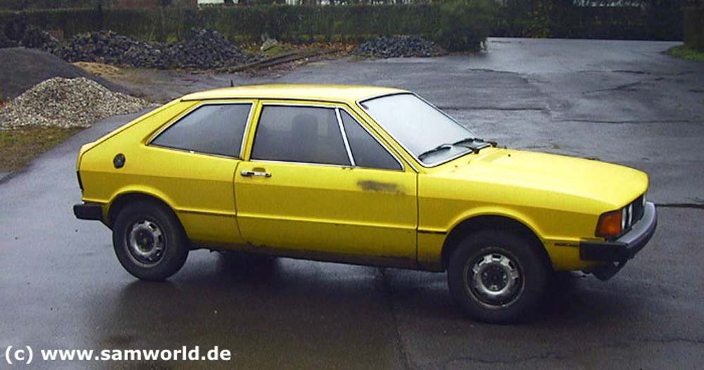 VW Scirocco I TS, Bj. 1974, Sonnengelb, 70 PS – Bild 2