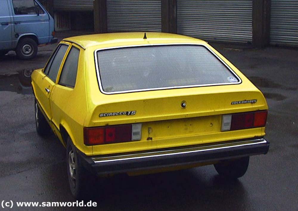 VW Scirocco I TS, Bj. 1974, Sonnengelb, 70 PS – Bild 4