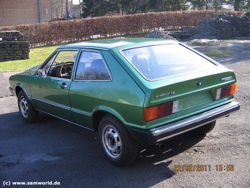 VW Scirocco I TS Automatik, Bj. 1975, Palmagrün metallic, 70 PS – Bild 4