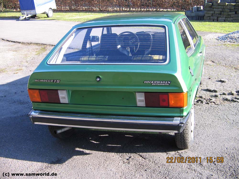 VW Scirocco I TS Automatik, Bj. 1975, Palmagrün metallic, 70 PS – Bild 6