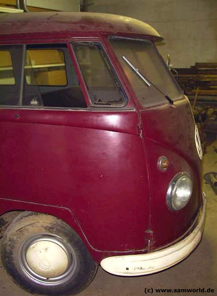 VW T1 Fensterbus, Bj. 1958, Rot, 30 PS – Bild 2