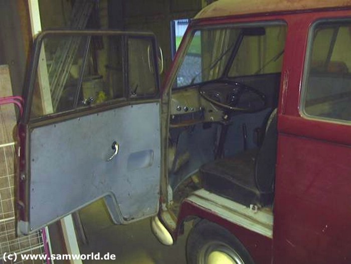 VW T1 Fensterbus, Bj. 1958, Rot, 30 PS – Bild 5