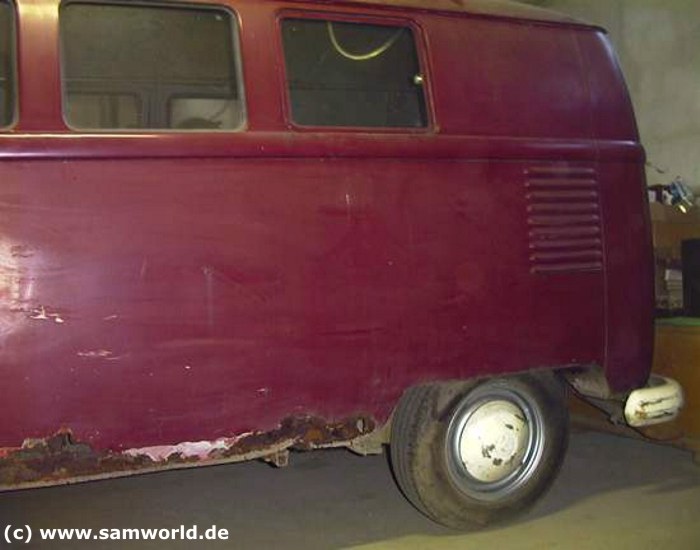 VW T1 Fensterbus, Bj. 1958, Rot, 30 PS – Bild 7