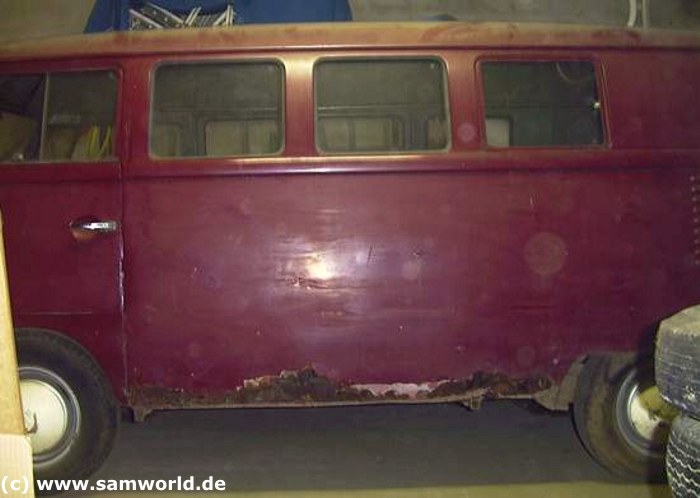 VW T1 Fensterbus, Bj. 1958, Rot, 30 PS – Bild 8
