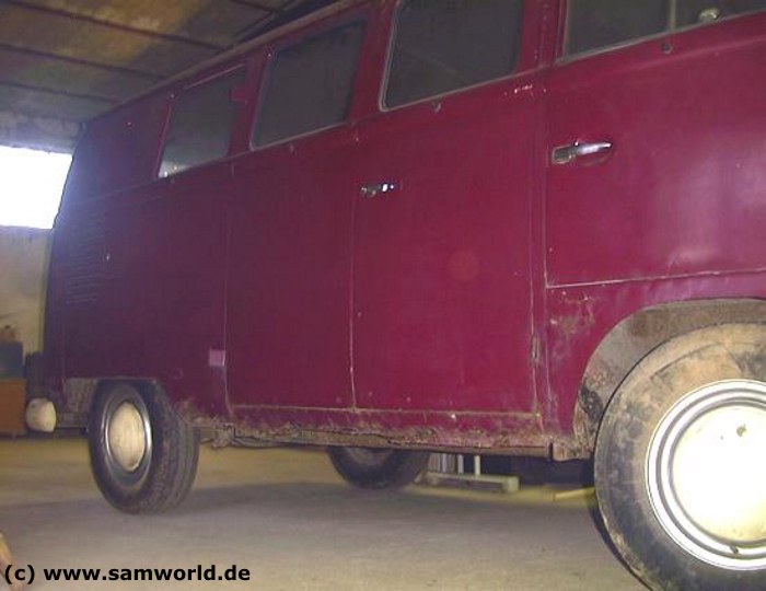 VW T1 Fensterbus, Bj. 1958, Rot, 30 PS – Bild 13